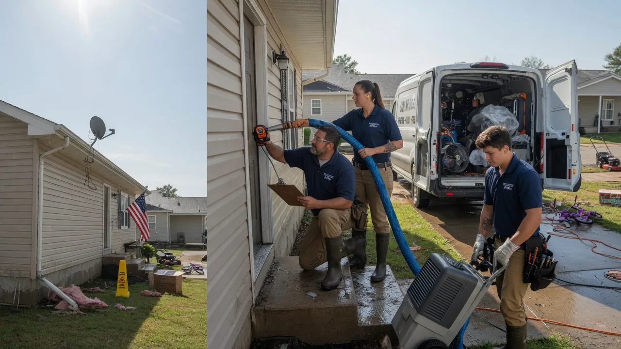 Ceiling Water Damage Restoration in Protem, MO near me